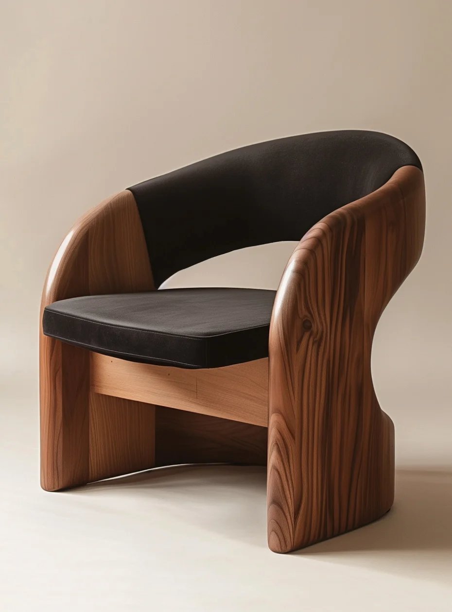 Modern Wooden Armchair99:358